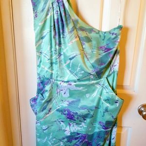Bisou Bisou One Shoulder Dress Sz 16